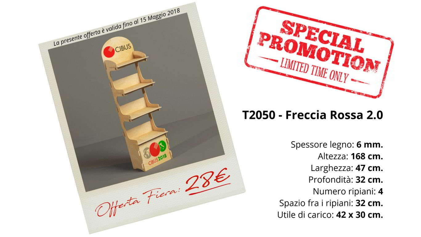 Offerta promozionale Cibus 2018